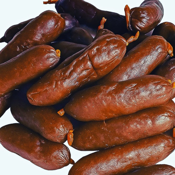 Gourmet Dog Sausages - Beef with Sweet Potato &amp; Spinach, 200g