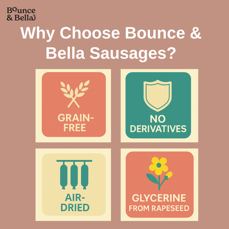 Gourmet Dog Sausages - Beef with Sweet Potato & Apple, 200g