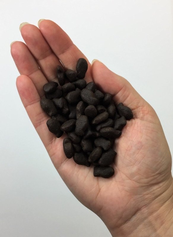 A close-up shot of the pile of Grain-Free Fish Training Treats for Dogs. 